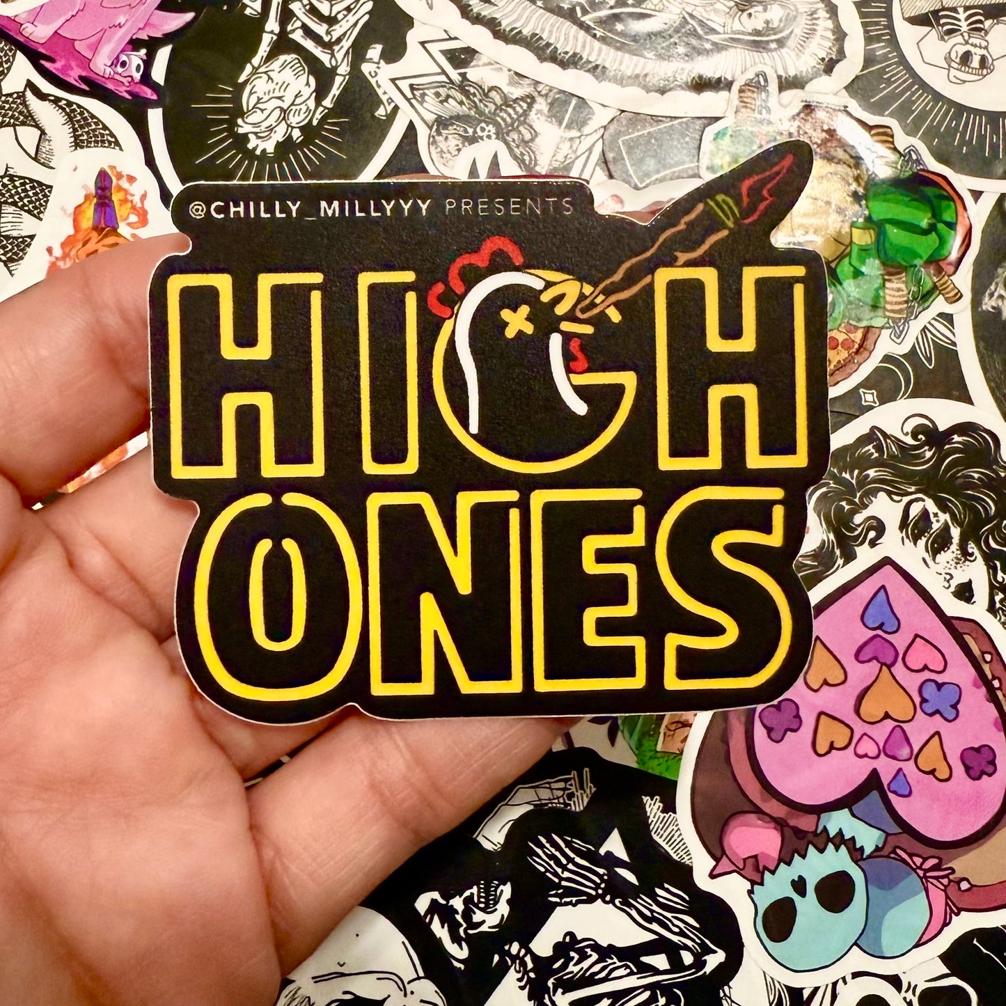 HIGH ONES STICKER 3 inch