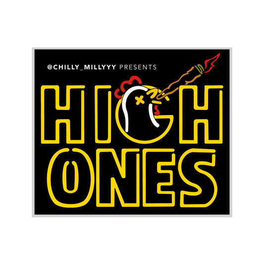 HIGH ONES STICKER 3 inch