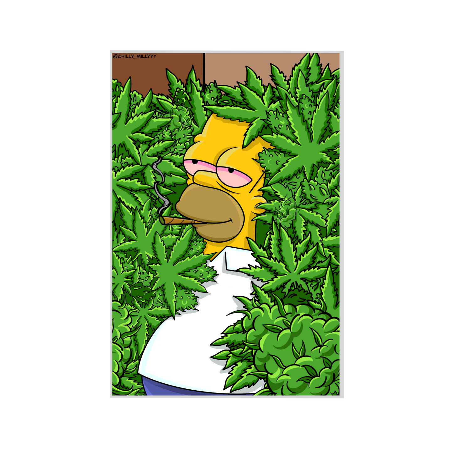 STONER HOMER STICKER