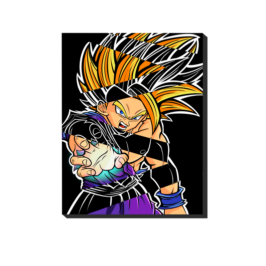 SUPER SAIYAN ZINGZANG CANVAS