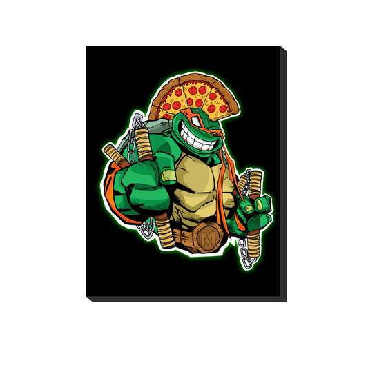 PIZZA TURTLE CANVASES