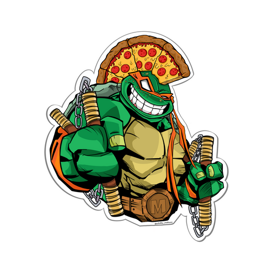 PIZZA TURTLE STICKER