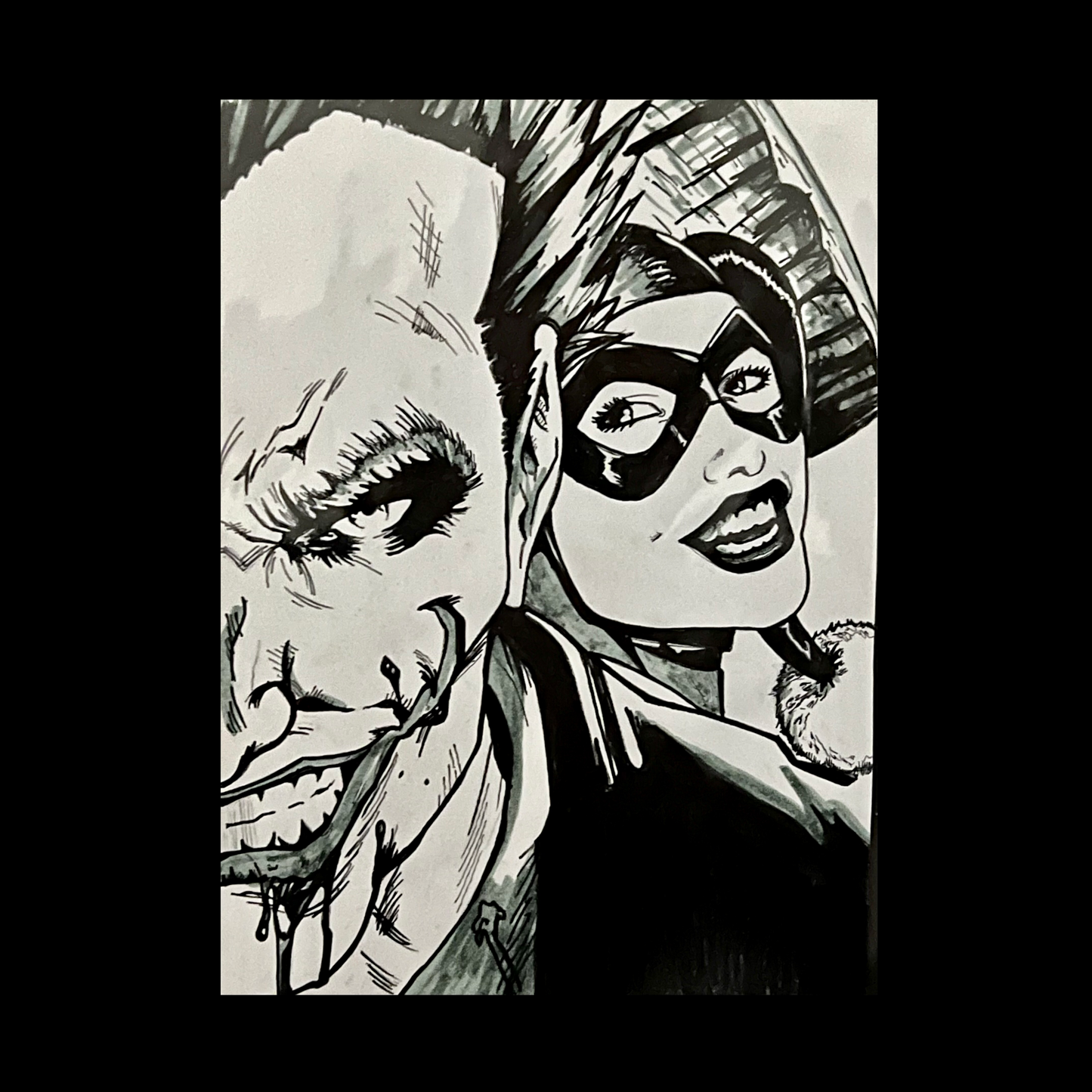 JOKER AND HARLEY DRAWING