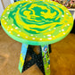 Rick & Morty Hand Painted Side Table